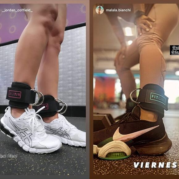 FITGIRL Ankle Strap for Cable Exercise Machines Work Out Cuffs 2 - Pack - Picture 5 of 6